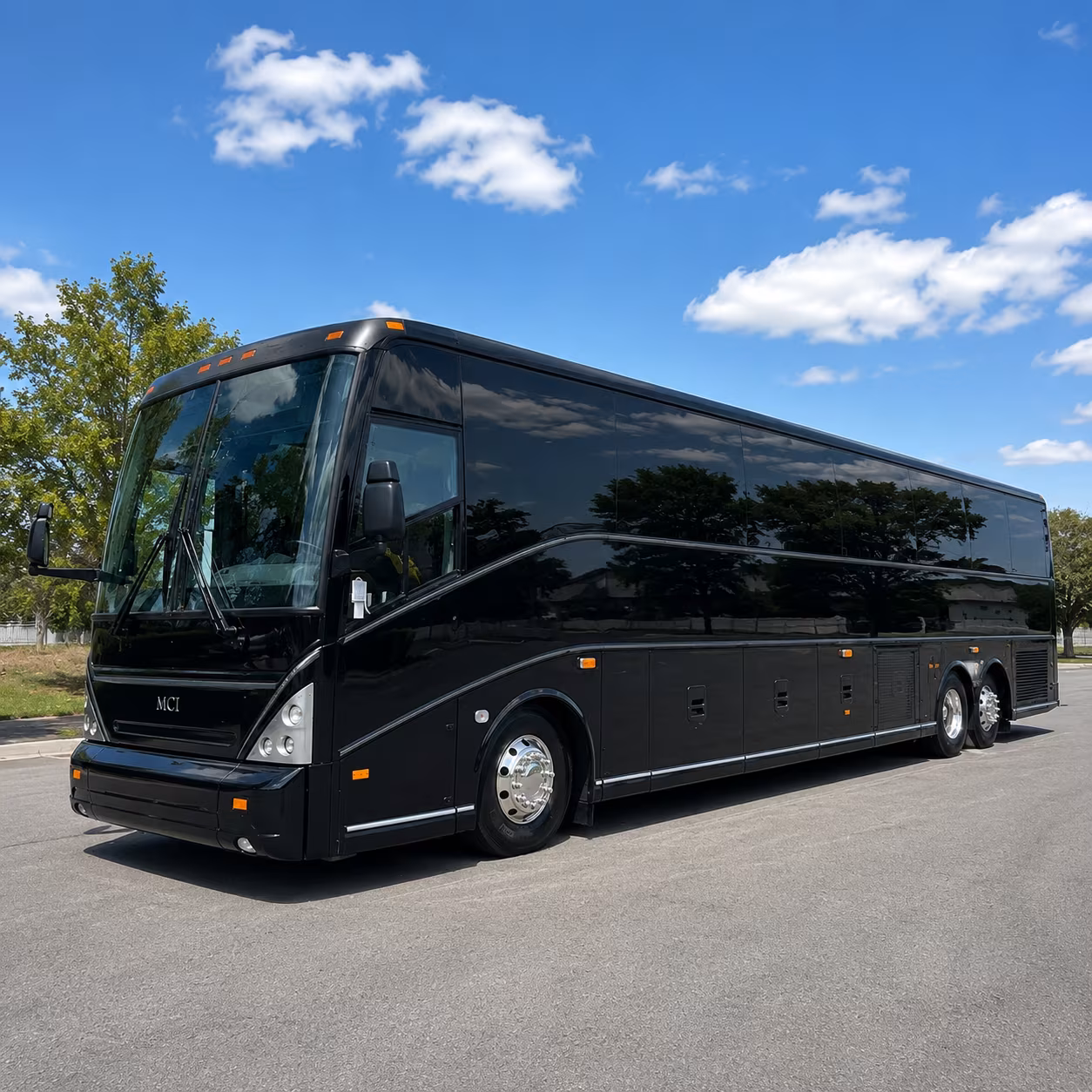 56 passenger charter bus