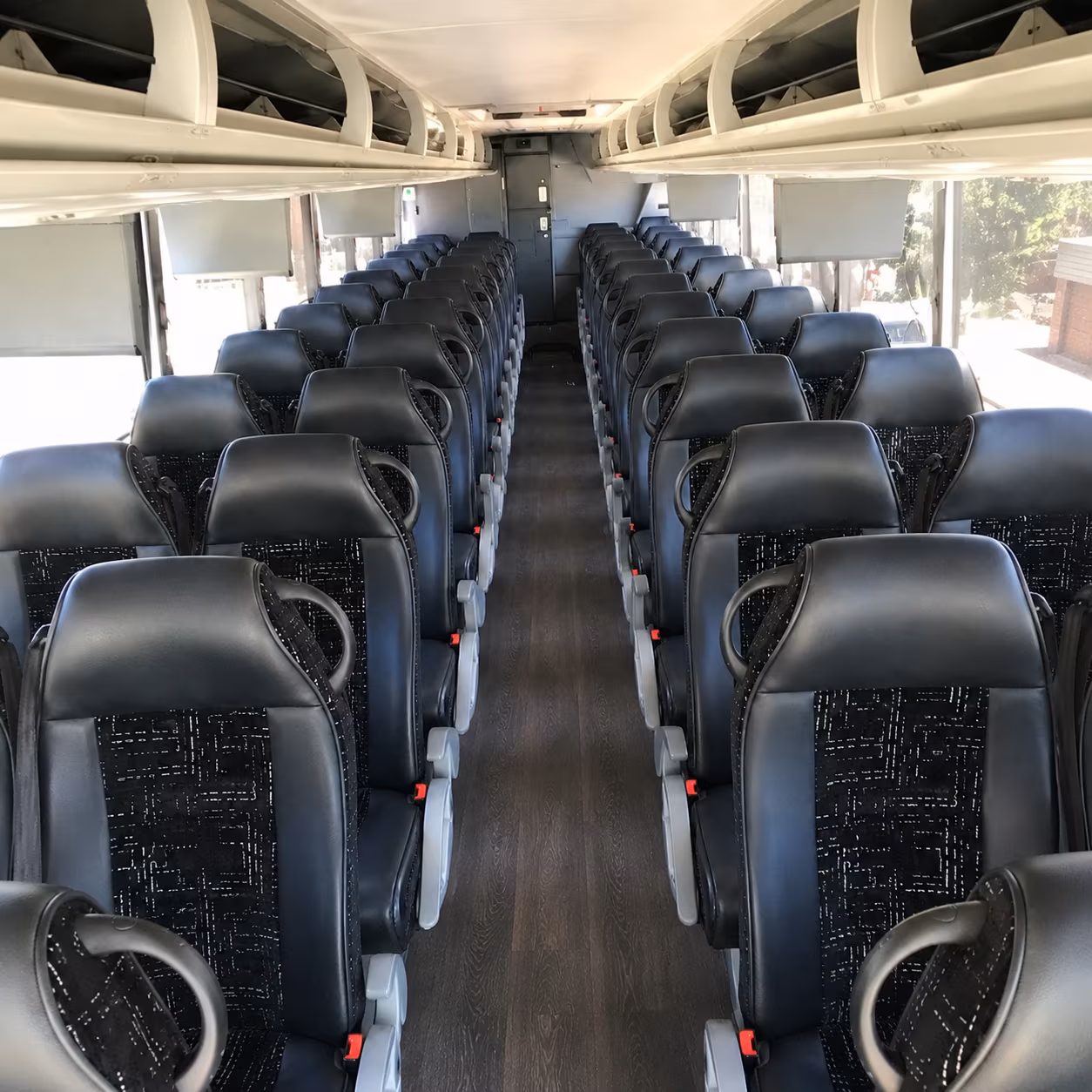 charter buses for kirkland retreat groups heading to camp huston and warm beach